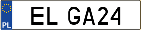 Truck License Plate